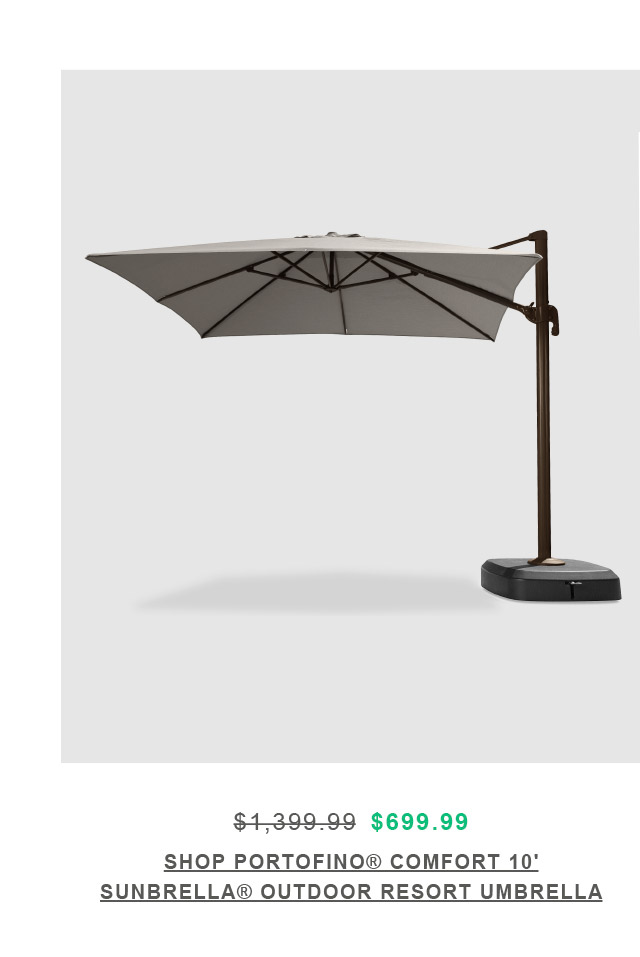 Shop Portofino Comfort 10' Resort Umbrella