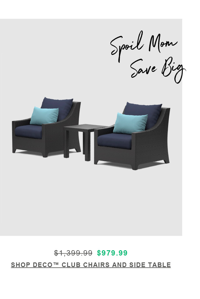 Shop Deco Club Chairs and Side Table