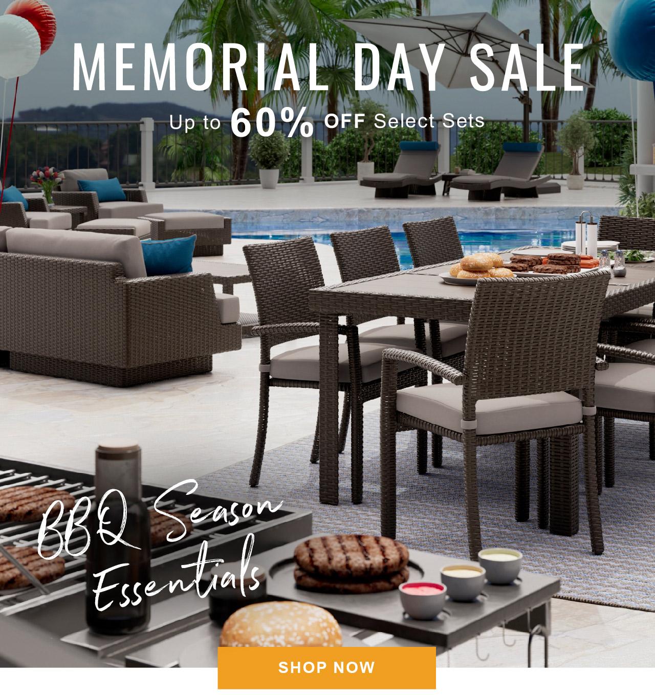 Memorial Day Sale! Save up to 60% off select sets, now through May 28 - Shop Now