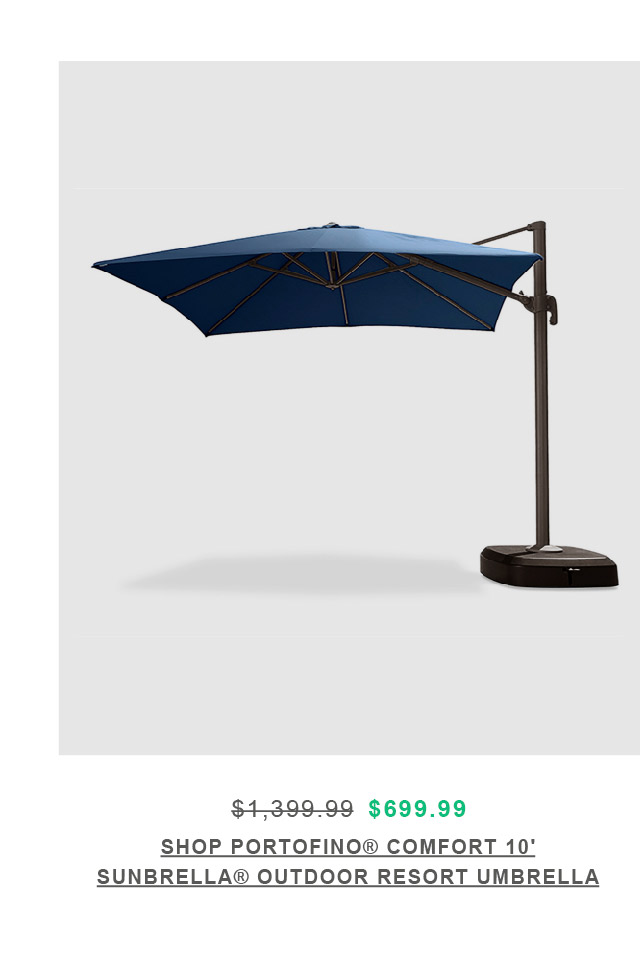 Shop Portofino Comfort 10' Resort Umbrella