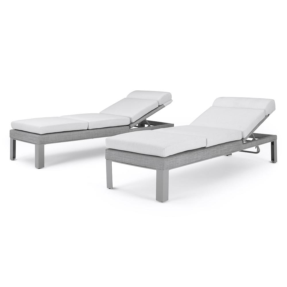 PortofinoÃ‚Â® Sling SunbrellaÃ‚Â® Outdoor Chaise Lounges - Space Gray