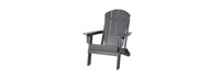 Kamas Outdoor Traditional Adirondack Chair - Charcoal