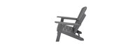 Kamas Outdoor Traditional Adirondack Chair - Charcoal