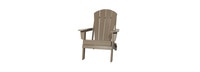 Kamas Outdoor Traditional Adirondack Chair - Tan