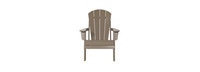 Kamas Outdoor Traditional Adirondack Chair - Tan