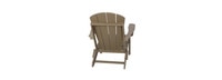 Kamas Outdoor Traditional Adirondack Chair - Tan