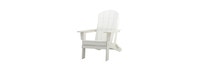 Kamas Outdoor Traditional Adirondack Chair - White