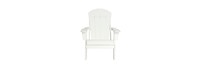 Kamas Outdoor Traditional Adirondack Chair - White