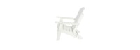 Kamas Outdoor Traditional Adirondack Chair - White