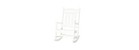 Kamas Outdoor Patio Rocking Chair - White