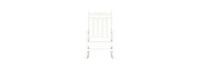 Kamas Outdoor Patio Rocking Chair - White