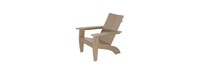 Kamas Outdoor Modern Adirondack Chair - Tan