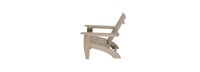 Kamas Outdoor Modern Adirondack Chair - Tan