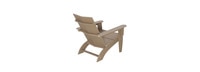 Kamas Outdoor Modern Adirondack Chair - Tan