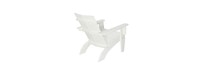 Kamas Outdoor Modern Adirondack Chair - White