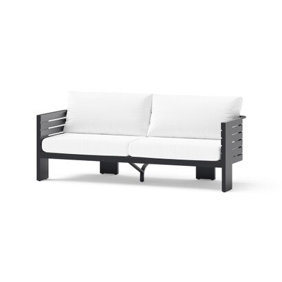 Pluma 80in Sunbrella® Outdoor Patio Sofa - Canvas White