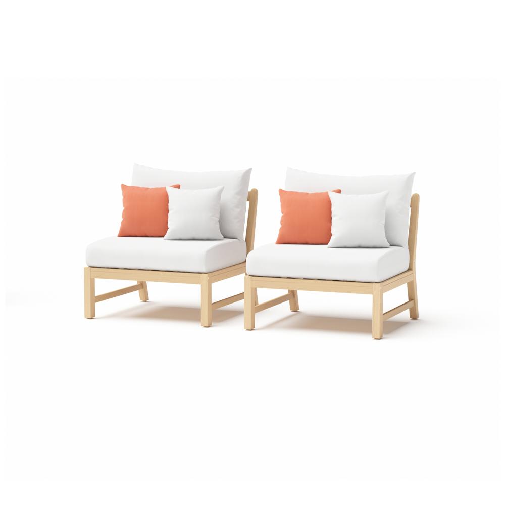 KooperÃ¢Â„Â¢ Armless Chairs - Cast Coral