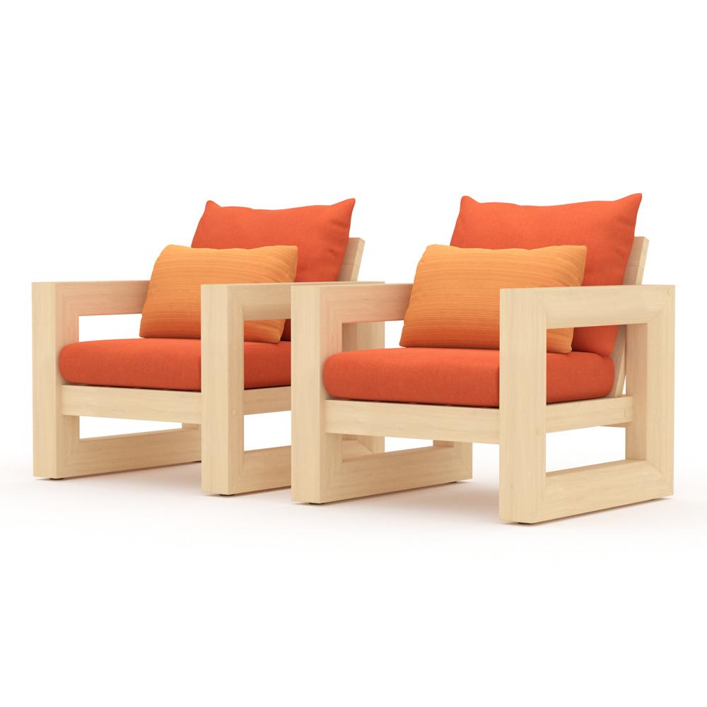 BensonÃ¢Â„Â¢ Club Chairs - Tikka Orange