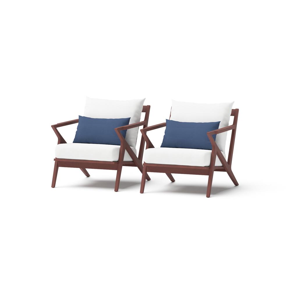 Vaughn™ Set of 2 Outdoor Club Chairs - Bliss Ink