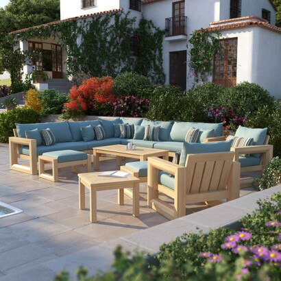 Benson Outdoor Furniture Collection Bliss Blue Rst Brands