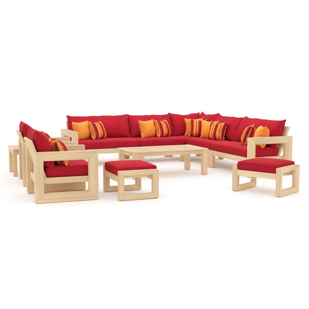 BensonÃ¢Â„Â¢ 11 Piece SunbrellaÃ‚Â® Outdoor Estate Collection - Sunset Red