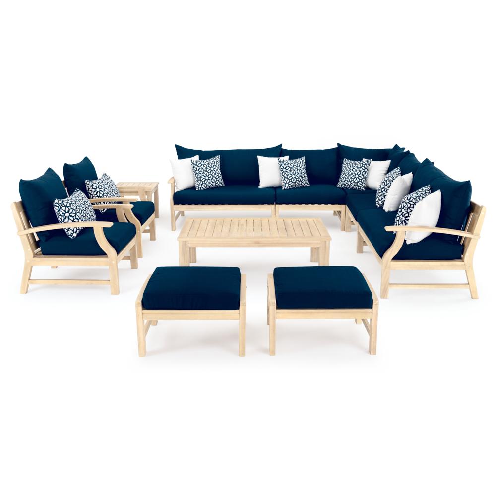 Kooper™ 11 Piece Sunbrella® Outdoor Estate Collection - Navy Blue