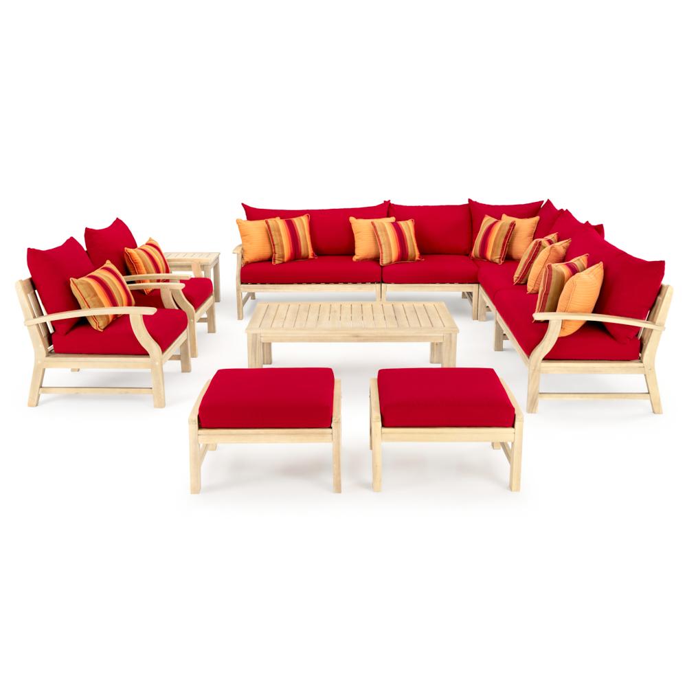 KooperÃ¢Â„Â¢ 11 Piece SunbrellaÃ‚Â® Outdoor Estate Collection - Sunset Red