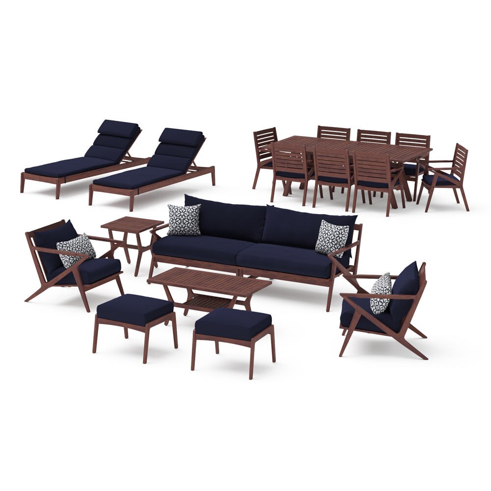 Vaughn 18 Piece Sunbrella® Outdoor Patio Estate Collection