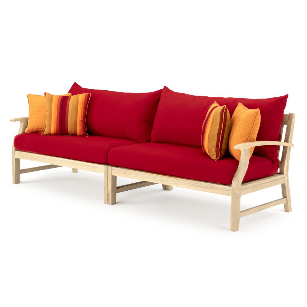 Kooper 96in Sofa Sunset Red Outdoor Furniture By Rst Brands Accuweather Shop