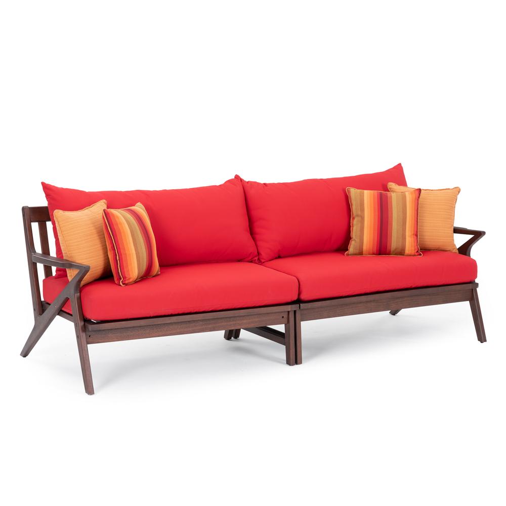 VaughnÃ¢Â„Â¢ 96in SunbrellaÃ‚Â® Outdoor Sofa - Sunset Red