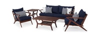 Vaughn™ 5 Piece Outdoor Seating Set - Navy Blue