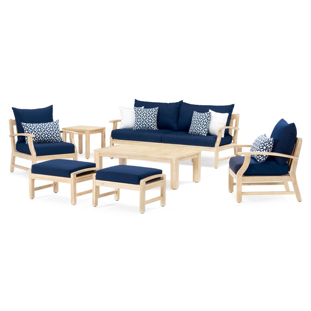 KooperÃ¢Â„Â¢ 7 Piece SunbrellaÃ‚Â® Sofa & Club Chair Set - Navy Blue