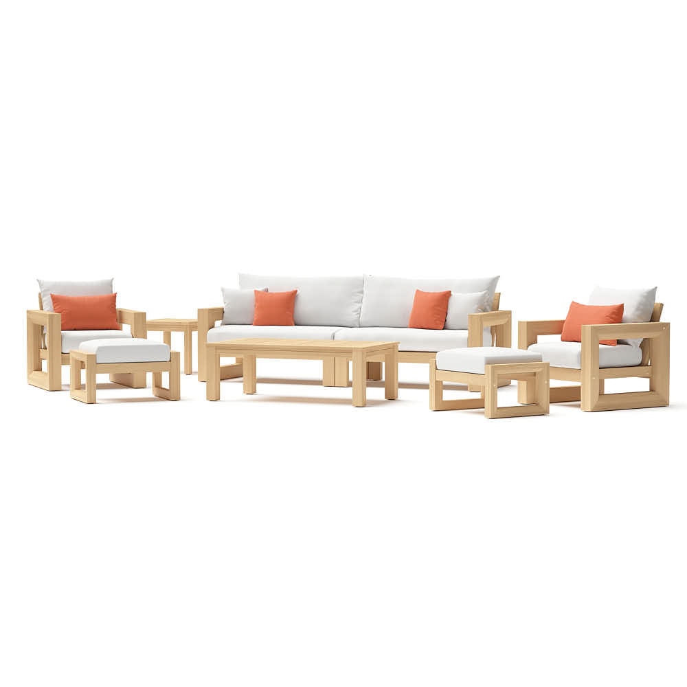 BensonÃ¢Â„Â¢ 8 Piece Sofa & Club Chair Set - Cast Coral