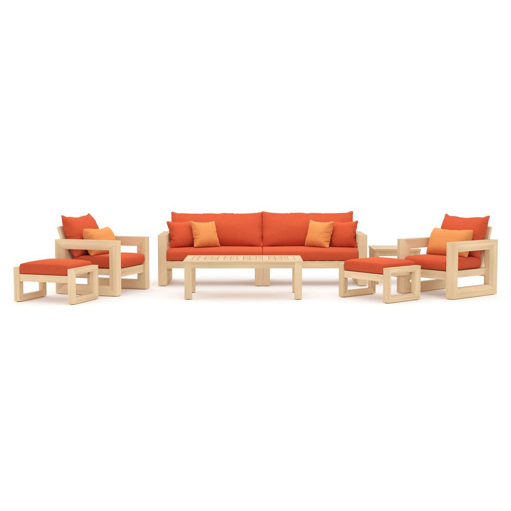 BensonÃ¢Â„Â¢ 8 Piece Sofa & Club Chair Set - Tikka Orange