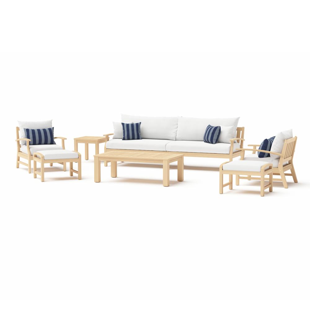 KooperÃ¢Â„Â¢ 8 Piece SunbrellaÃ‚Â® Outdoor Sofa & Club Chair Set - Centered Ink