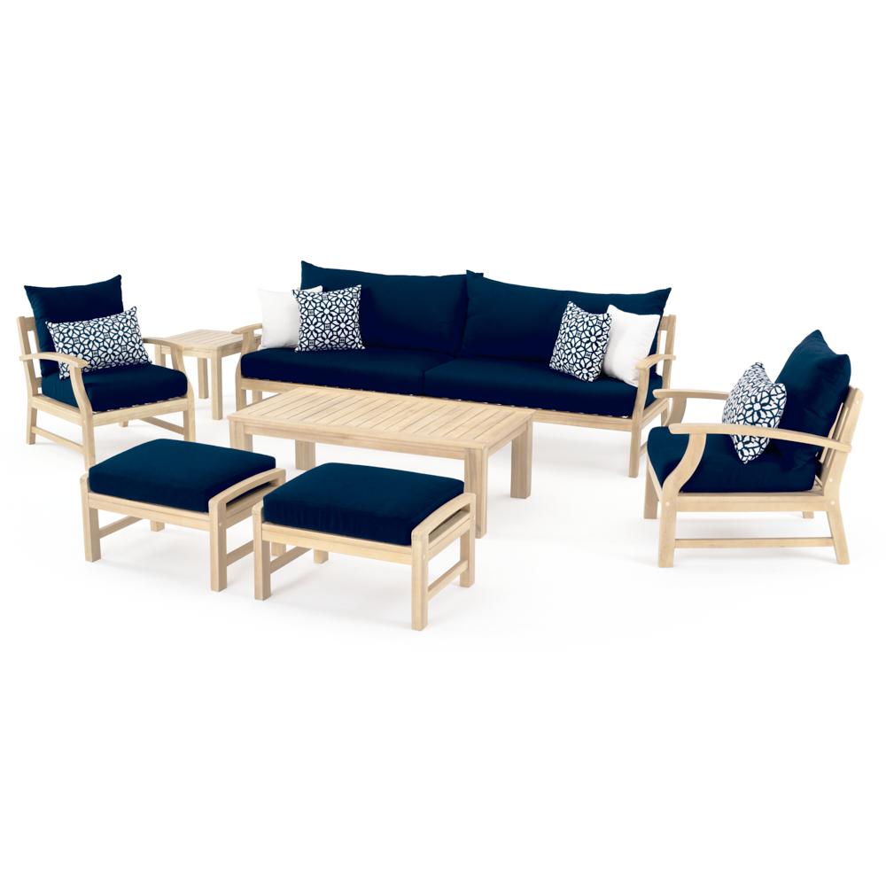 KooperÃ¢Â„Â¢ 8 Piece SunbrellaÃ‚Â® Outdoor Sofa & Club Chair Set - Navy Blue