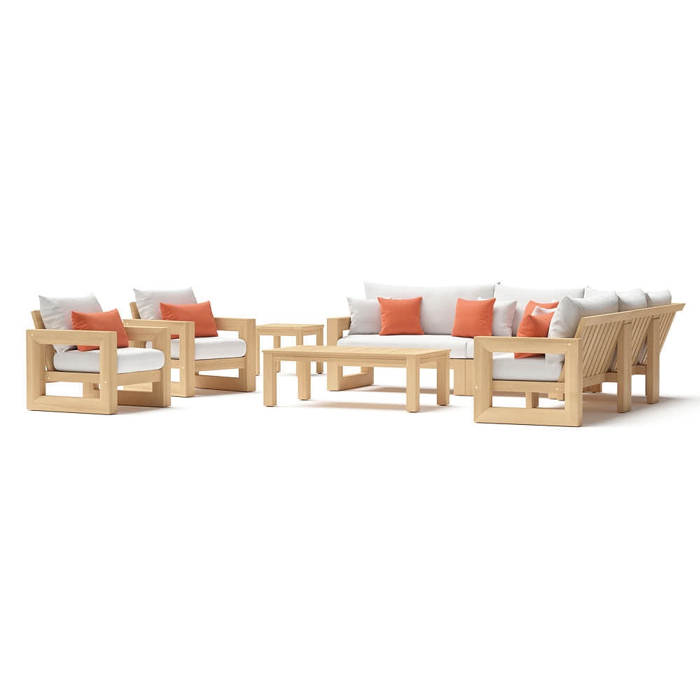 BensonÃ¢Â„Â¢ 9 Piece SunbrellaÃ‚Â® Outdoor Seating Set - Cast Coral