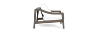 Del Mar Outdoor Club Chair Frame - Weathered Teak