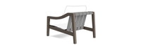 Del Mar Outdoor Club Chair Frame - Weathered Teak