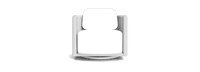 Santorini Outdoor Swivel Chair Frame - White