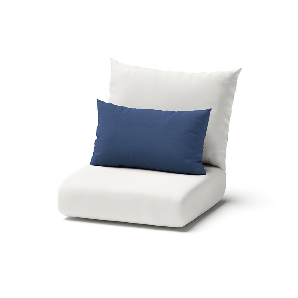 Single Oudoor Club Chair Cushion Cover - Bliss Ink