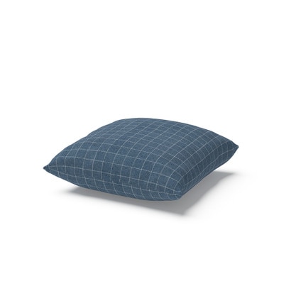 18-Inch Square Outdoor Sunbrella® Throw Pillow - Context Indigo