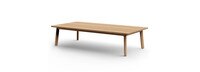 Santorini Outdoor 60" Rectangle Coffee Table - Natural Teak