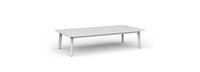 Santorini Outdoor 60" Rectangle Coffee Table - White