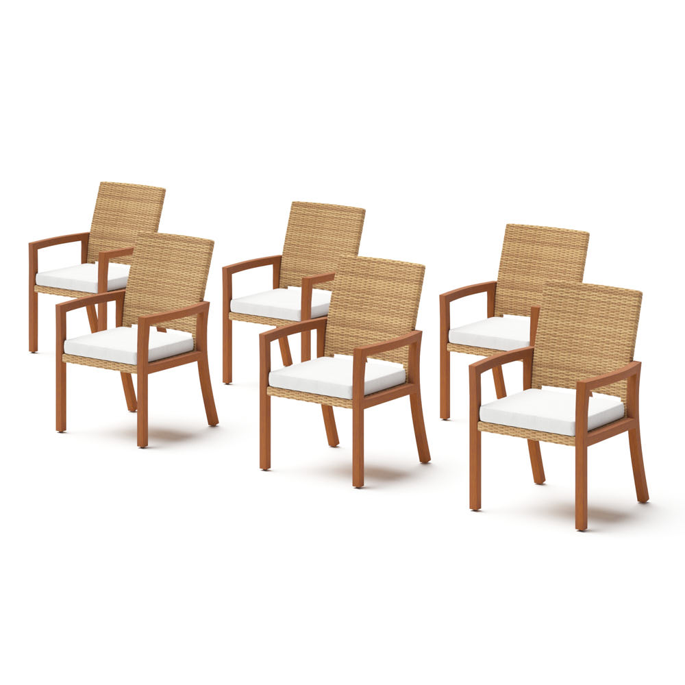 Mili™ Set of 6 Sunbrella® Outdoor Dining Chairs