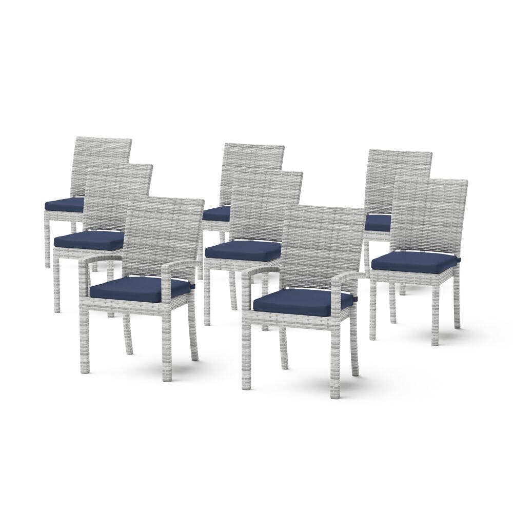 Cannes™ Set of 8 Sunbrella® Outdoor Dining Chairs