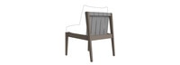 Del Mar Outdoor Dining Side Chair Frame - Weathered Teak