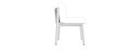 Santorini Outdoor Dining Side Chair Frame - Zinc