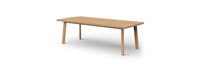 Santorini Outdoor 108" Rectangle Dining Table - Natural Teak