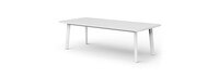 Santorini Outdoor 108" Rectangle Dining Table - White